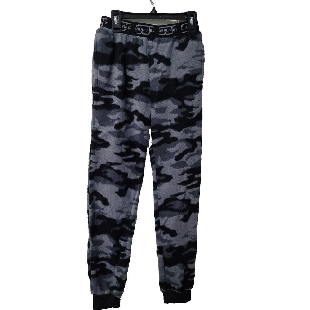 NEW Seven Apparel Boys 8-10 Microfleece Sleep Pajama Jogger Pants CAMO